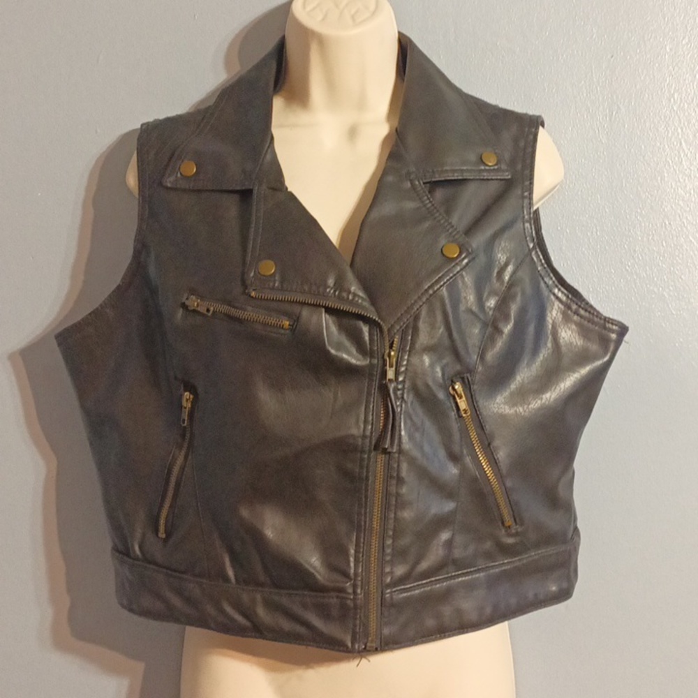 Max Rave women's chocolate brown vest